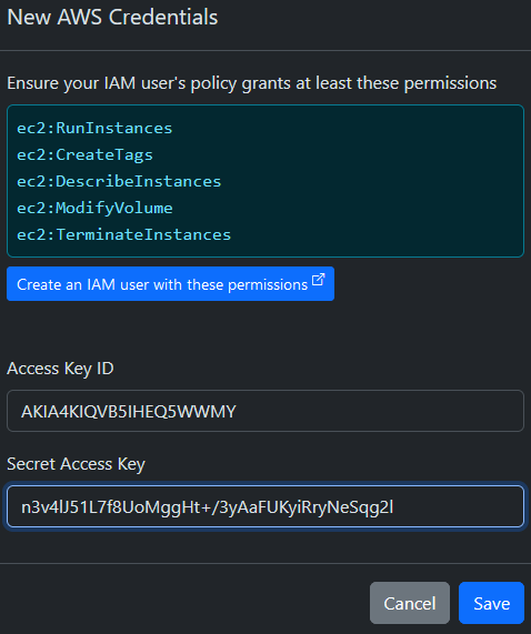 Sprinters access key paste